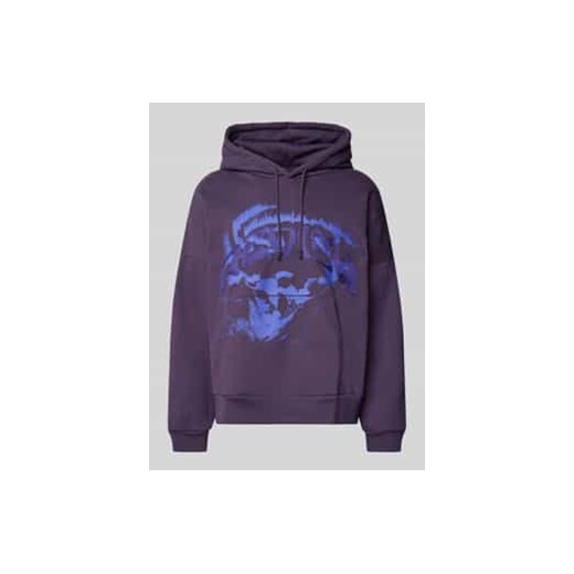 Bluza z kapturem z wyhaftowanym logo ze sklepu Peek&Cloppenburg  w kategorii Bluzy męskie - zdjęcie 177831999