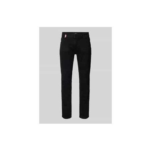 Jeansy o kroju slim fit z detalem z logo ze sklepu Peek&Cloppenburg  w kategorii Jeansy męskie - zdjęcie 177832057
