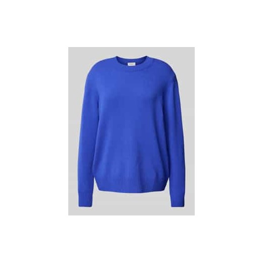 Sweter z dzianiny z prążkowanymi wykończeniami ze sklepu Peek&Cloppenburg  w kategorii Swetry damskie - zdjęcie 177832155