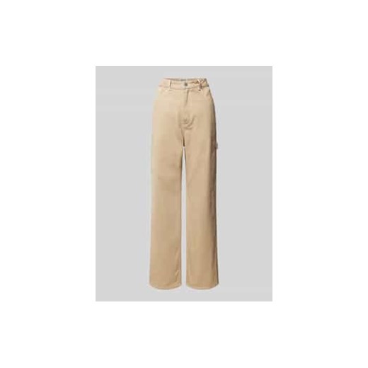 Spodnie o kroju baggy fit z pętlą na młotek ze sklepu Peek&Cloppenburg  w kategorii Spodnie damskie - zdjęcie 177832165