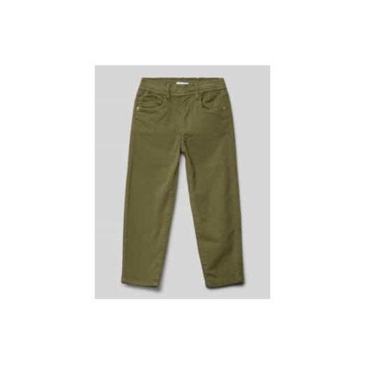 Spodnie o kroju tapered fit z 5 kieszeniami model ‘SILAS’ ze sklepu Peek&Cloppenburg  w kategorii Spodnie chłopięce - zdjęcie 177832446