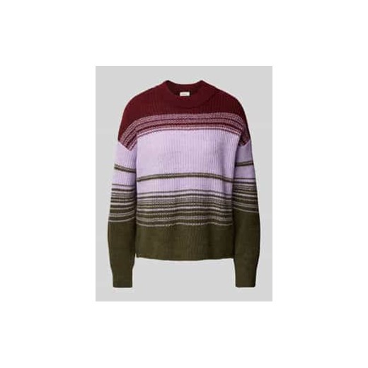 Sweter o kroju relaxed fit ze wzorem w paski ze sklepu Peek&Cloppenburg  w kategorii Swetry damskie - zdjęcie 177832548