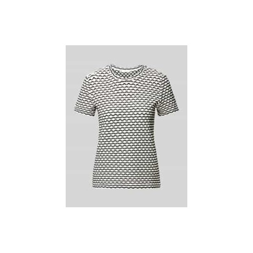 T-shirt z fakturowanym wzorem model ‘Siwave’ ze sklepu Peek&Cloppenburg  w kategorii Bluzki damskie - zdjęcie 177832587