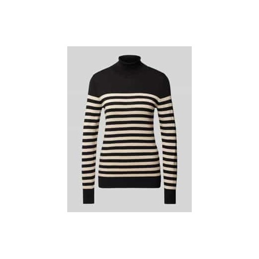 Golf z prążkowanymi wykończeniami model ‘lizza’ ze sklepu Peek&Cloppenburg  w kategorii Swetry damskie - zdjęcie 177832677
