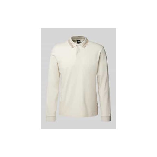 Koszulka polo z detalem z logo model ‘Pleins’ ze sklepu Peek&Cloppenburg  w kategorii T-shirty męskie - zdjęcie 177832878