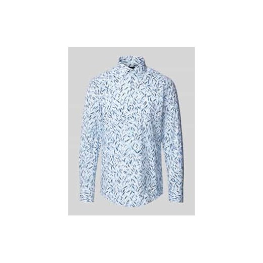 Koszula biznesowa o kroju slim fit z listwą guzikową ze sklepu Peek&Cloppenburg  w kategorii Koszule męskie - zdjęcie 177833215