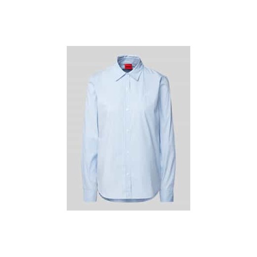 Bluzka koszulowa o kroju regular fit z wyhaftowanym logo ze sklepu Peek&Cloppenburg  w kategorii Koszule damskie - zdjęcie 177833425