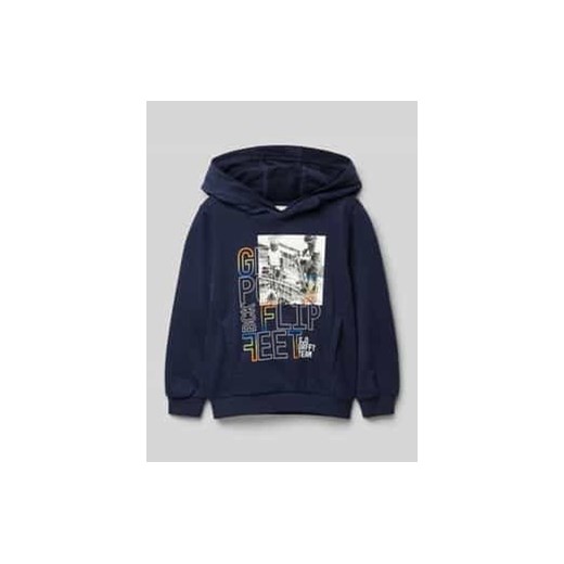 Bluza o kroju regular fit z kapturem i foto printem ze sklepu Peek&Cloppenburg  w kategorii Bluzy chłopięce - zdjęcie 177833495