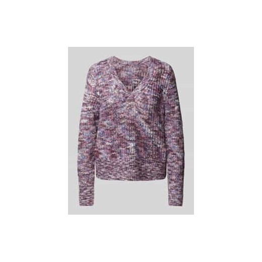 Sweter z dzianiny z dekoltem w serek model ‘DIRMA’ ze sklepu Peek&Cloppenburg  w kategorii Swetry damskie - zdjęcie 177833647