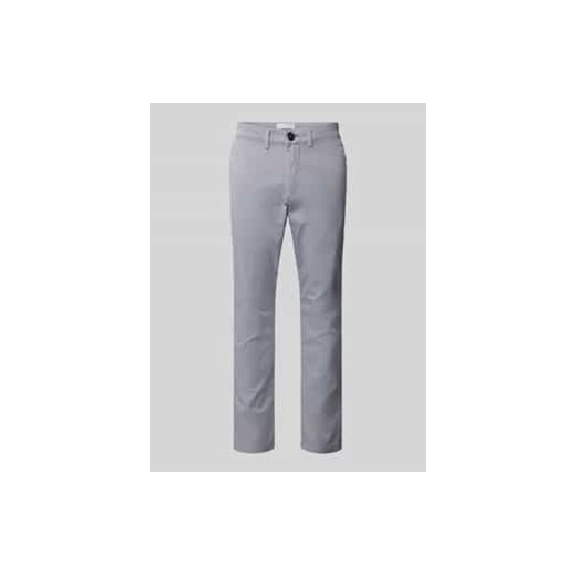 Spodnie materiałowe o kroju slim fit z wpuszczanymi kieszeniami w stylu francuskim ze sklepu Peek&Cloppenburg  w kategorii Spodnie męskie - zdjęcie 177833728
