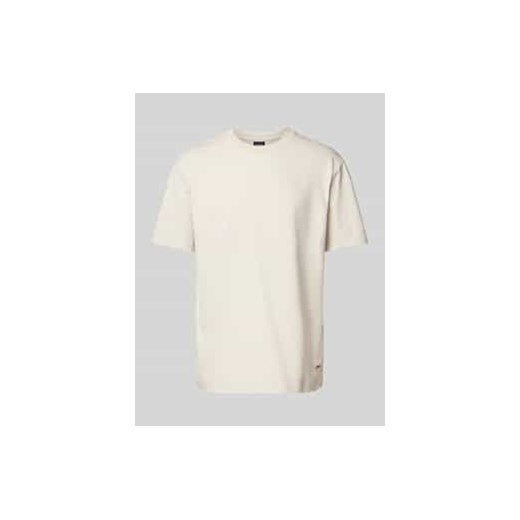 T-shirt z detalem z logo model ‘Achilleas’ ze sklepu Peek&Cloppenburg  w kategorii T-shirty męskie - zdjęcie 177833779