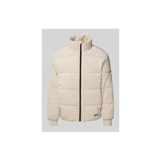 Kurtka pikowana o kroju regular fit ze sztruksu z wyhaftowanym logo ze sklepu Peek&Cloppenburg  w kategorii Kurtki męskie - zdjęcie 177833857