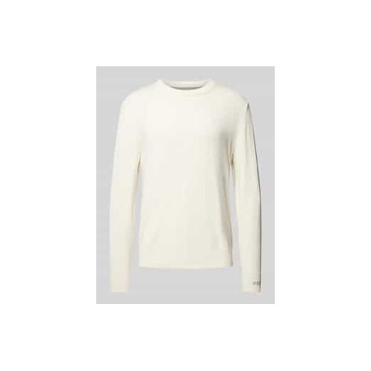 Sweter z dzianiny z okrągłym dekoltem model ‘Andre’ ze sklepu Peek&Cloppenburg  w kategorii Swetry męskie - zdjęcie 177833939