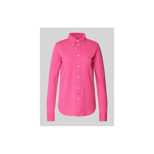 Bluzka koszulowa z kołnierzykiem typu button down ze sklepu Peek&Cloppenburg  w kategorii Koszule damskie - zdjęcie 177834037