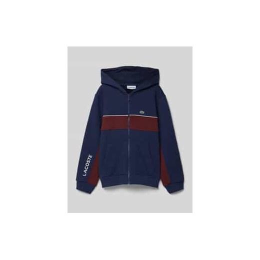 Bluza rozpinana z wyhaftowanym logo ze sklepu Peek&Cloppenburg  w kategorii Bluzy chłopięce - zdjęcie 177834197