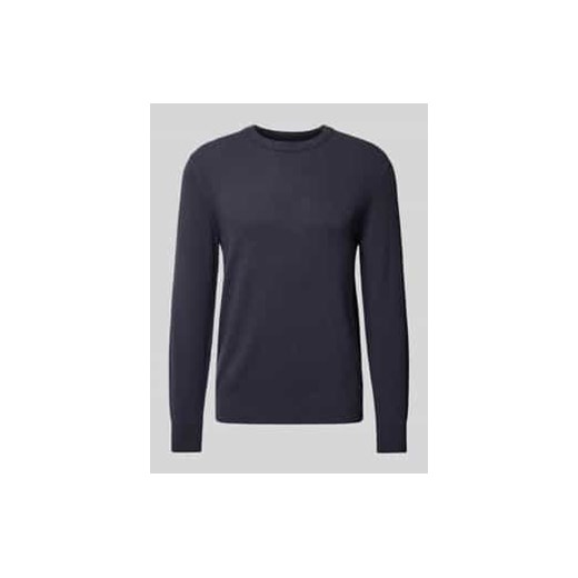 Sweter z dzianiny o kroju regular fit z miękkiej mieszanki bawełny i żywej wełny ze sklepu Peek&Cloppenburg  w kategorii Swetry męskie - zdjęcie 177834266