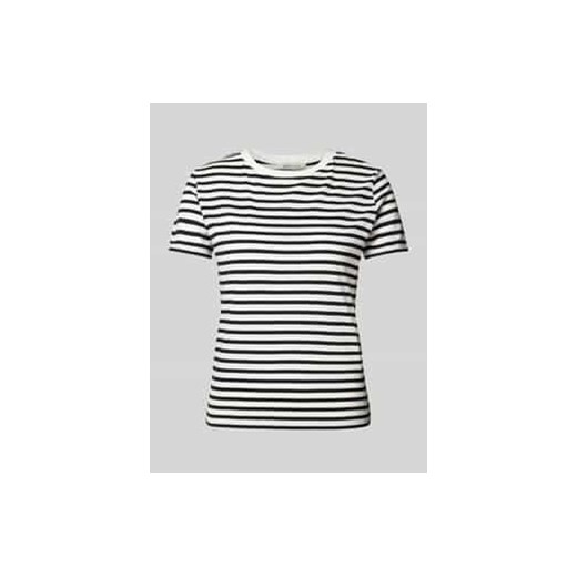 T-shirt o pudełkowym kroju ze wzorem w paski ze sklepu Peek&Cloppenburg  w kategorii Bluzki damskie - zdjęcie 177834415