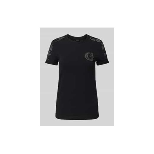 T-shirt z naszywką z logo ze sklepu Peek&Cloppenburg  w kategorii Bluzki damskie - zdjęcie 177834558