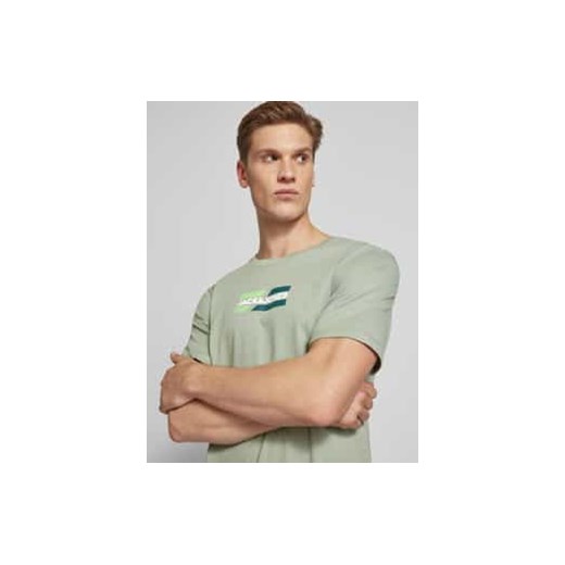 T-shirt z nadrukiem z logo model ‘CORP’ Jack & Jones XXL Peek&Cloppenburg