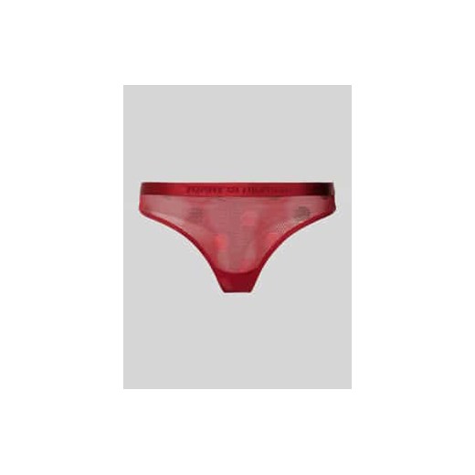 Stringi z elastycznym pasem z logo ze sklepu Peek&Cloppenburg  w kategorii Majtki damskie - zdjęcie 177834907