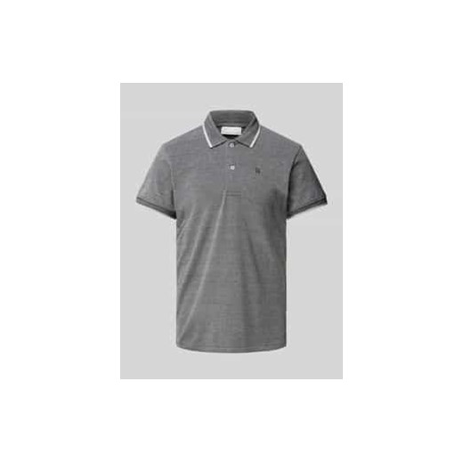 Koszulka polo o kroju slim fit z wyhaftowanym logo model ‘TRISTAN’ ze sklepu Peek&Cloppenburg  w kategorii T-shirty męskie - zdjęcie 177834999
