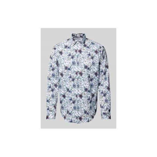Koszula biznesowa o kroju regular fit z listwą guzikową ze sklepu Peek&Cloppenburg  w kategorii Koszule męskie - zdjęcie 177835156