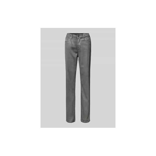 Jeansy o kroju regular fit z efektem błyszczącym model ‘KAROLIN’ ze sklepu Peek&Cloppenburg  w kategorii Jeansy damskie - zdjęcie 177835217
