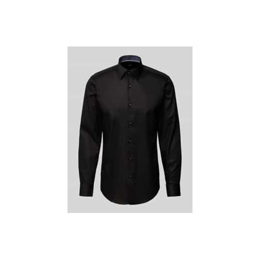 Koszula biznesowa o kroju regular fit z kołnierzykiem typu kent ze sklepu Peek&Cloppenburg  w kategorii Koszule męskie - zdjęcie 177835409