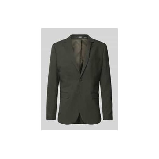 Marynarka o kroju slim fit z brustaszą model ‘NEIL’ ze sklepu Peek&Cloppenburg  w kategorii Marynarki męskie - zdjęcie 177835775