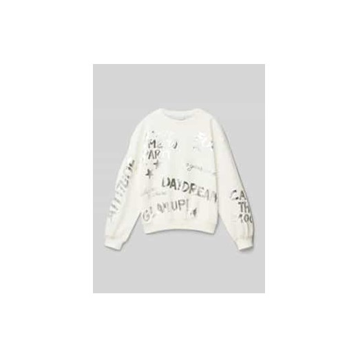 Bluza o kroju regular fit z bawełną i efektownym nadrukiem ze sklepu Peek&Cloppenburg  w kategorii Bluzy dziewczęce - zdjęcie 177835886