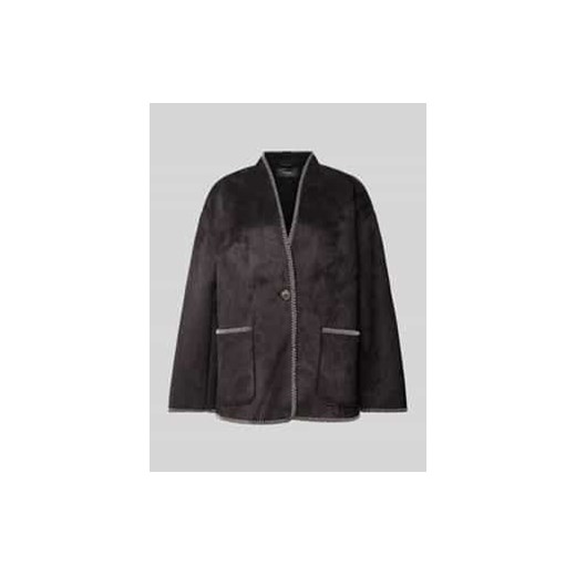 Kurtka przejściowa z kołnierzem z połami model ‘LIVA’ ze sklepu Peek&Cloppenburg  w kategorii Kurtki damskie - zdjęcie 177835968