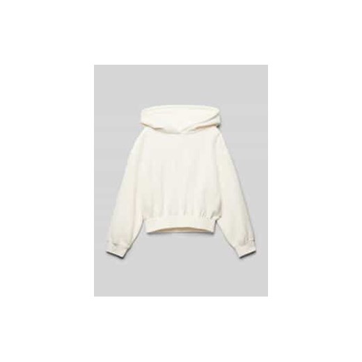 Bluza krótka z bawełny z kapturem ze sklepu Peek&Cloppenburg  w kategorii Bluzy dziewczęce - zdjęcie 177835977
