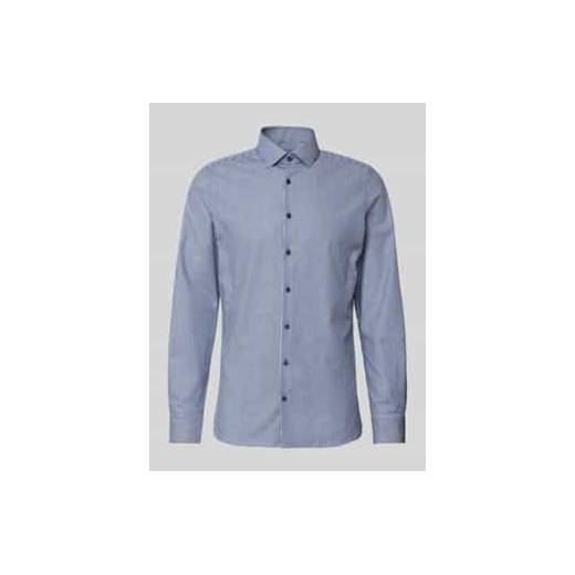 Koszula biznesowa o kroju slim fit z kołnierzykiem new kent ze sklepu Peek&Cloppenburg  w kategorii Koszule męskie - zdjęcie 177836197