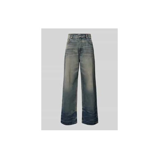 Jeansy o kroju baggy fit z 5 kieszeniami i dodatkiem wiskozy ze sklepu Peek&Cloppenburg  w kategorii Jeansy męskie - zdjęcie 177836248