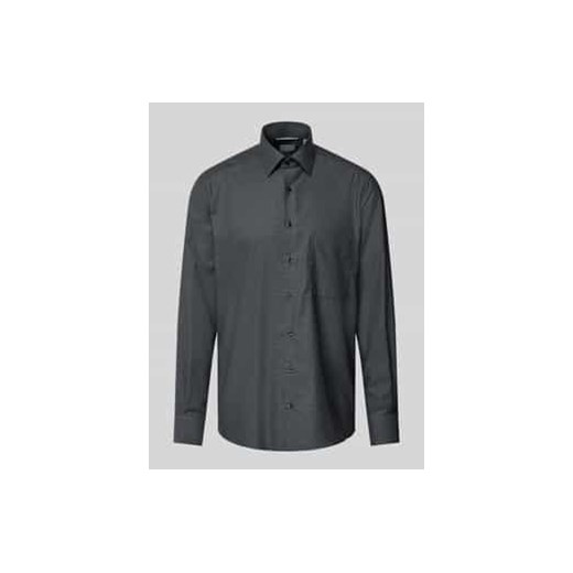Koszula biznesowa o kroju regular fit z kołnierzykiem typu kent ze sklepu Peek&Cloppenburg  w kategorii Koszule męskie - zdjęcie 177836249