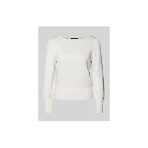 Sweter z dzianiny z prążkowanymi wykończeniami ze sklepu Peek&Cloppenburg  w kategorii Swetry damskie - zdjęcie 177836425