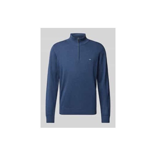Sweter z dzianiny z kołnierzem ze sklepu Peek&Cloppenburg  w kategorii Swetry męskie - zdjęcie 177836735