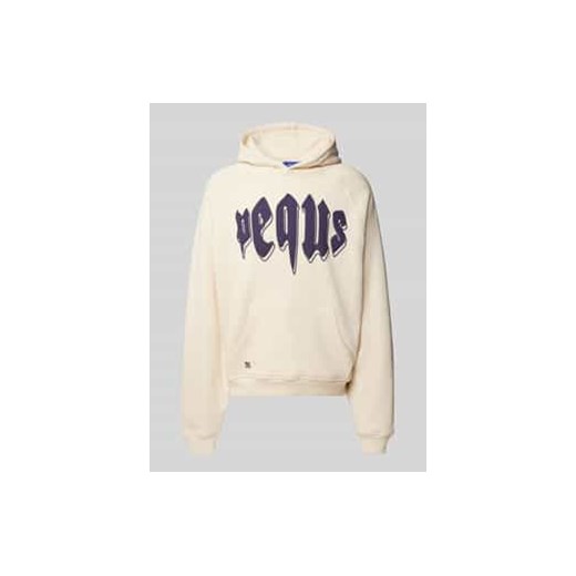 Bluza z kapturem i nadrukiem z logo model ‘Outlined Mythic Logo’ ze sklepu Peek&Cloppenburg  w kategorii Bluzy męskie - zdjęcie 177836785
