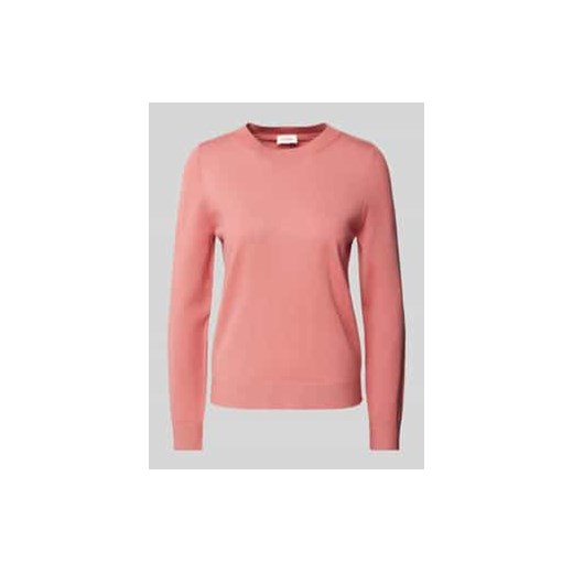 Sweter o kroju regular fit z dzianiny z mieszanki wiskozy z prążkowanymi wykończeniami ze sklepu Peek&Cloppenburg  w kategorii Swetry damskie - zdjęcie 177836796