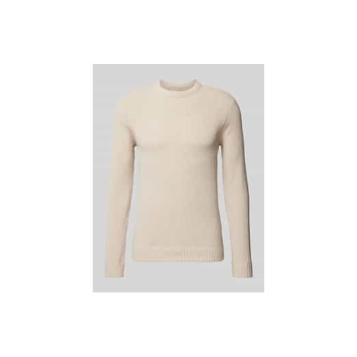 Sweter z dzianiny z okrągłym dekoltem model ‘SETHAN’ ze sklepu Peek&Cloppenburg  w kategorii Swetry męskie - zdjęcie 177836817