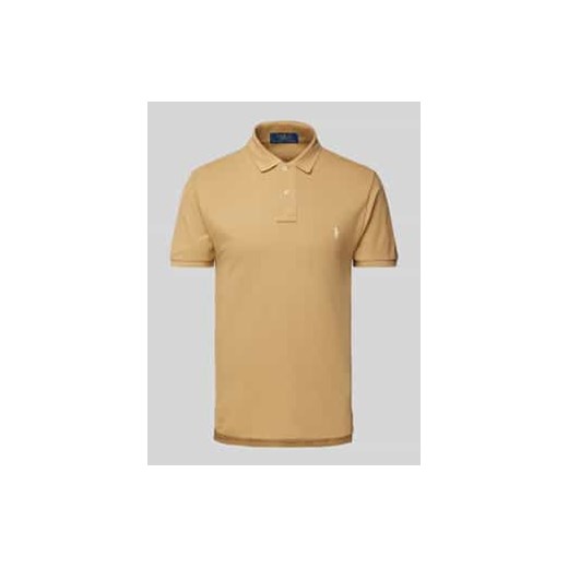 Koszulka polo o kroju slim fit z wyhaftowanym logo ze sklepu Peek&Cloppenburg  w kategorii T-shirty męskie - zdjęcie 177836905