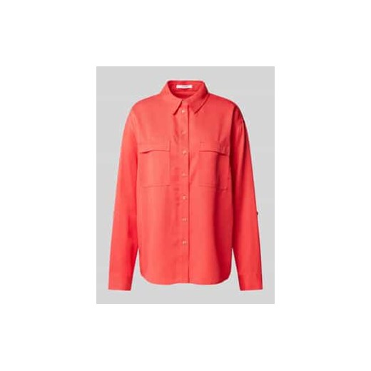 Bluzka koszulowa o kroju regular fit z kieszeniami z patką na piersi model ‘Falensa’ ze sklepu Peek&Cloppenburg  w kategorii Koszule damskie - zdjęcie 177836946