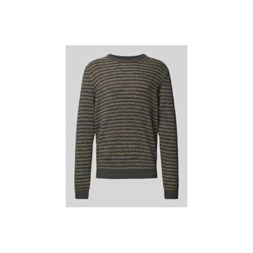 Sweter z dzianiny z fakturowanym wzorem ze sklepu Peek&Cloppenburg  w kategorii Swetry męskie - zdjęcie 177837117