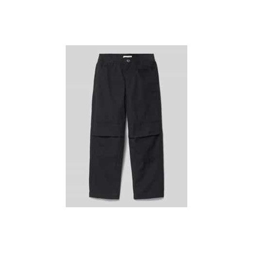 Spodnie materiałowe o kroju regular fit z bawełny Tom Tailor ze sklepu Peek&Cloppenburg  w kategorii Spodnie chłopięce - zdjęcie 177837189
