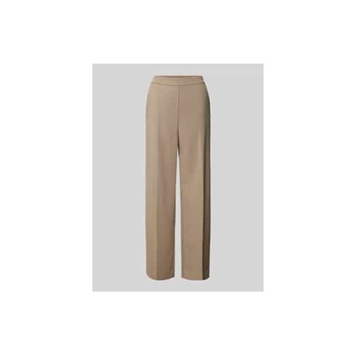 Spodnie materiałowe o kroju regular fit z elastycznym pasem ze sklepu Peek&Cloppenburg  w kategorii Spodnie damskie - zdjęcie 177837219