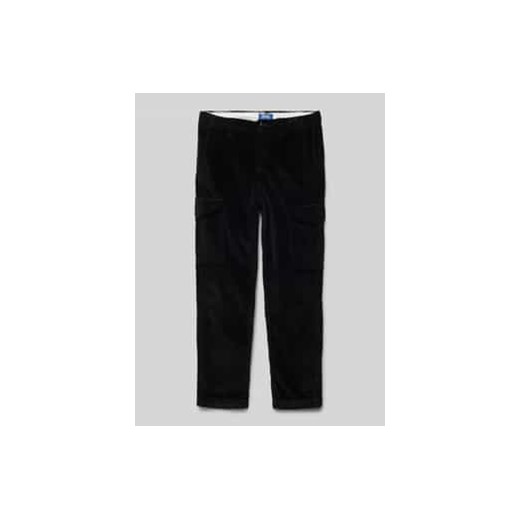Spodnie sztruksowe o kroju regular fit z kieszeniami cargo model ‘KANE’ ze sklepu Peek&Cloppenburg  w kategorii Spodnie chłopięce - zdjęcie 177837427