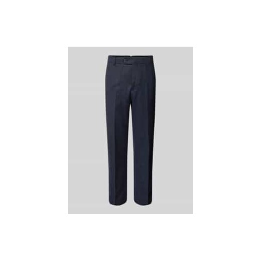 Spodnie do garnituru o kroju slim fit z zapięciem na guzik i zamek błyskawiczny ze sklepu Peek&Cloppenburg  w kategorii Spodnie męskie - zdjęcie 177837516