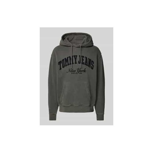 Bluza z kapturem z wyhaftowanym logo ze sklepu Peek&Cloppenburg  w kategorii Bluzy męskie - zdjęcie 177837649