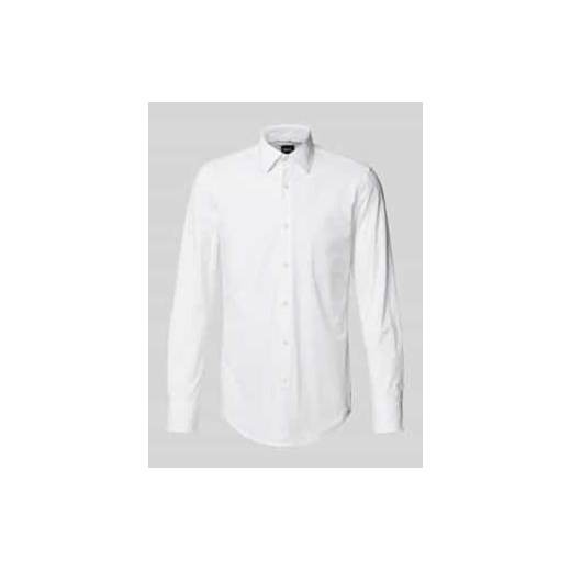 Koszula biznesowa o kroju slim fit z popeliny z dodatkiem streczu ze sklepu Peek&Cloppenburg  w kategorii Koszule męskie - zdjęcie 177837665