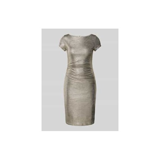 Sukienka etui z okrągłym dekoltem i marszczeniami Swing 40 Peek&Cloppenburg 
